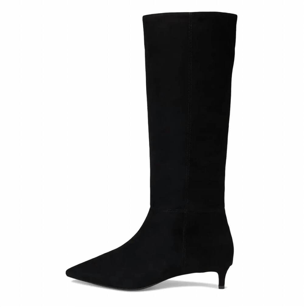 NEW COLE HAAN women's go-to knee heel boots in black